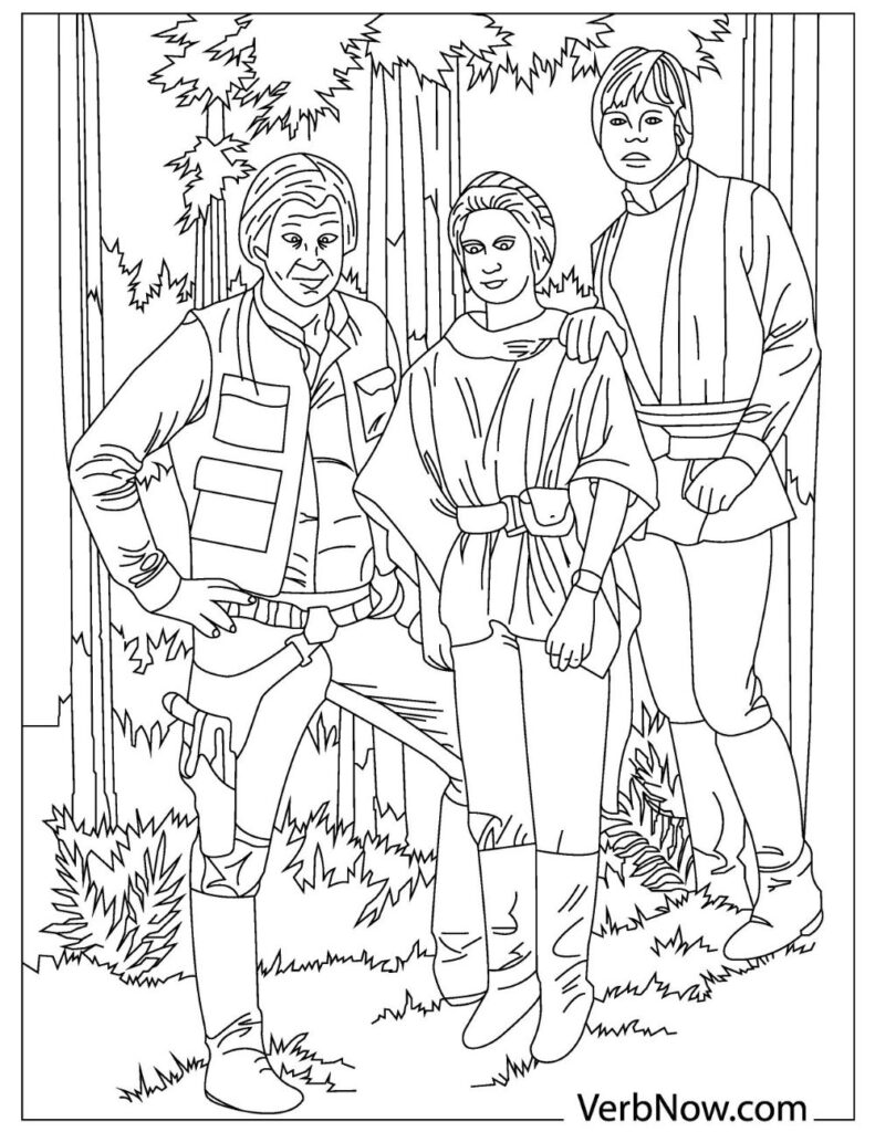 Free star wars coloring pages for download pdf