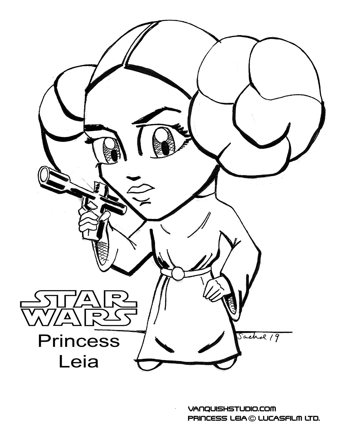 Star wars coloring pages vanquish studio