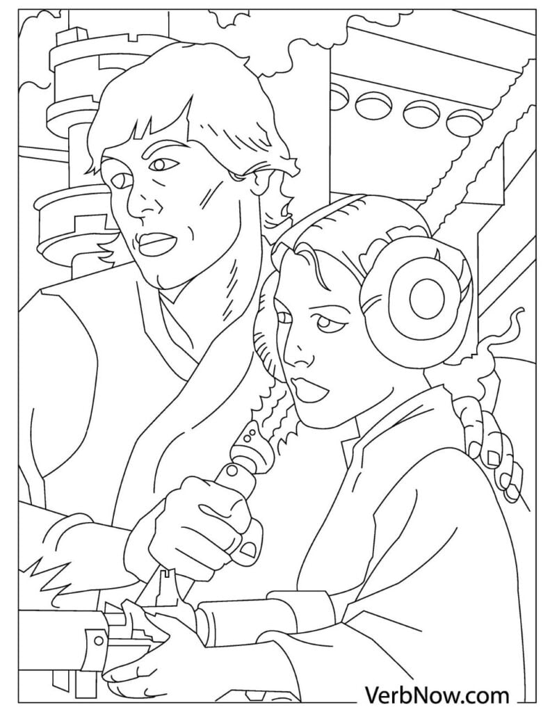 Free star wars coloring pages for download pdf