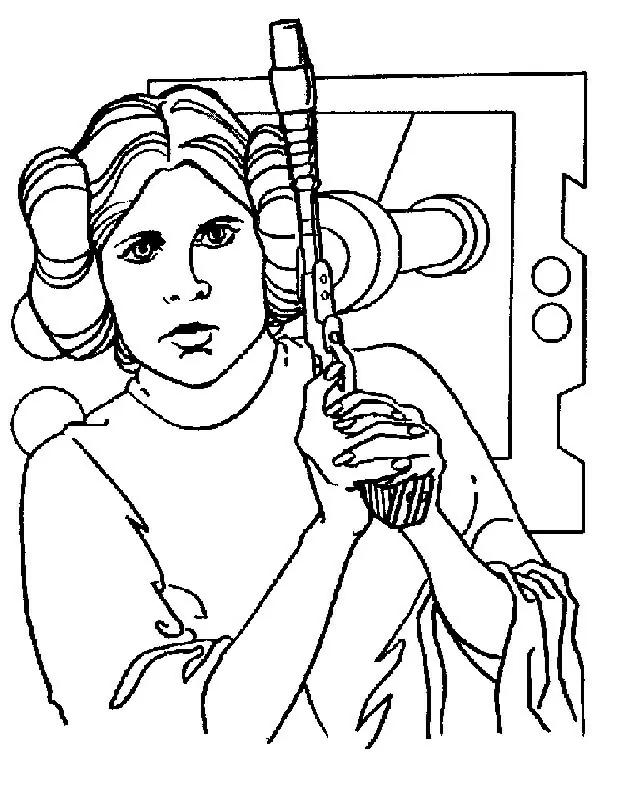 Princess leia malvorlagen