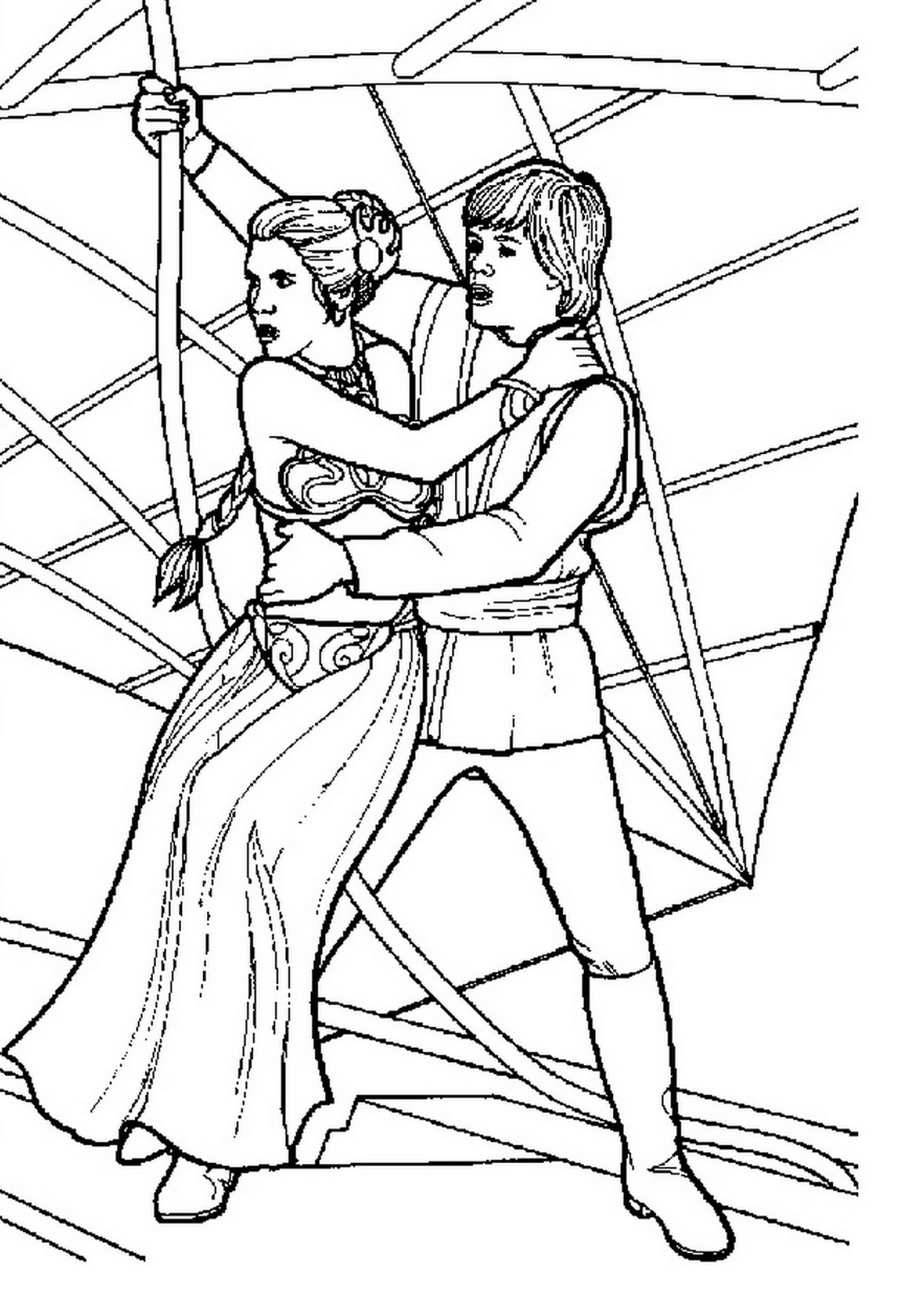 Princess leia coloring pages