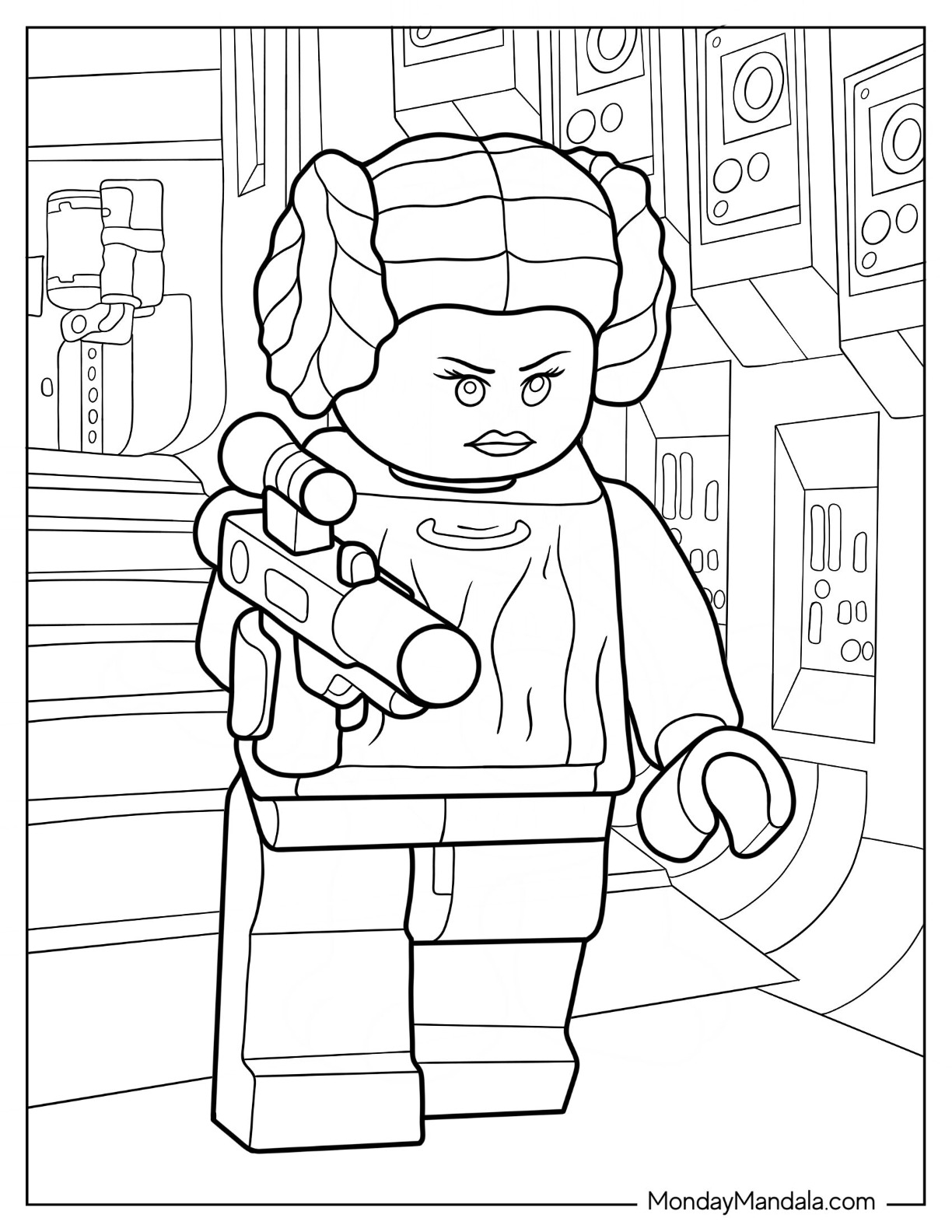 Lego star wars coloring pages free pdf printables