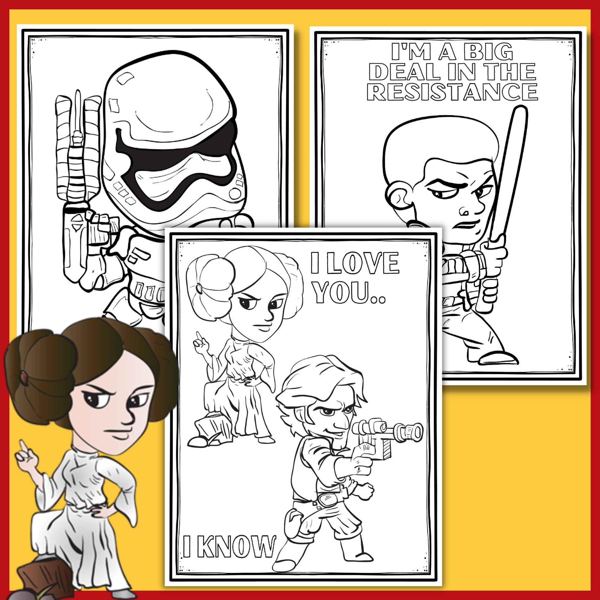 Star wars coloring pages printable star wars day activities made by teachers