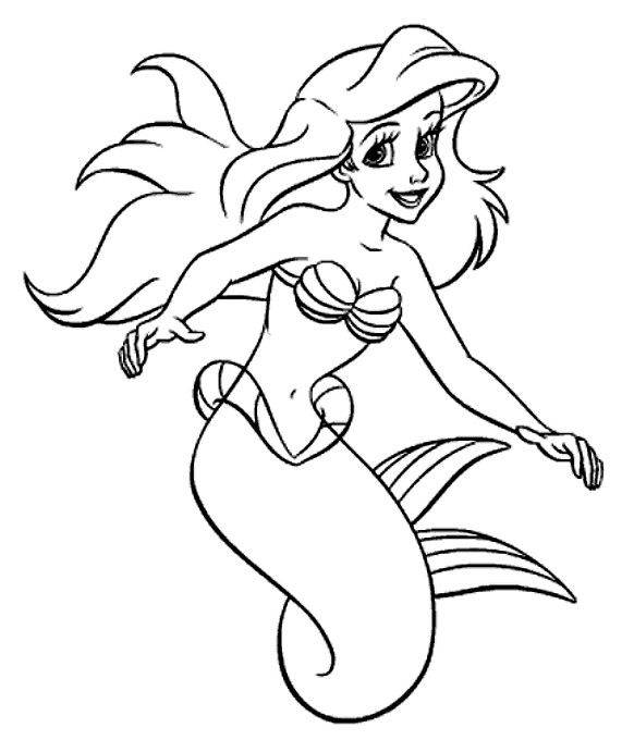 Disney princess mermaid coloring pages sirena para colorear pãginas para colorear de princesa sirenita ariel para colorear