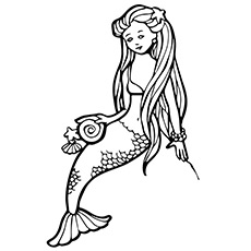 Top free printable little mermaid coloring pages online