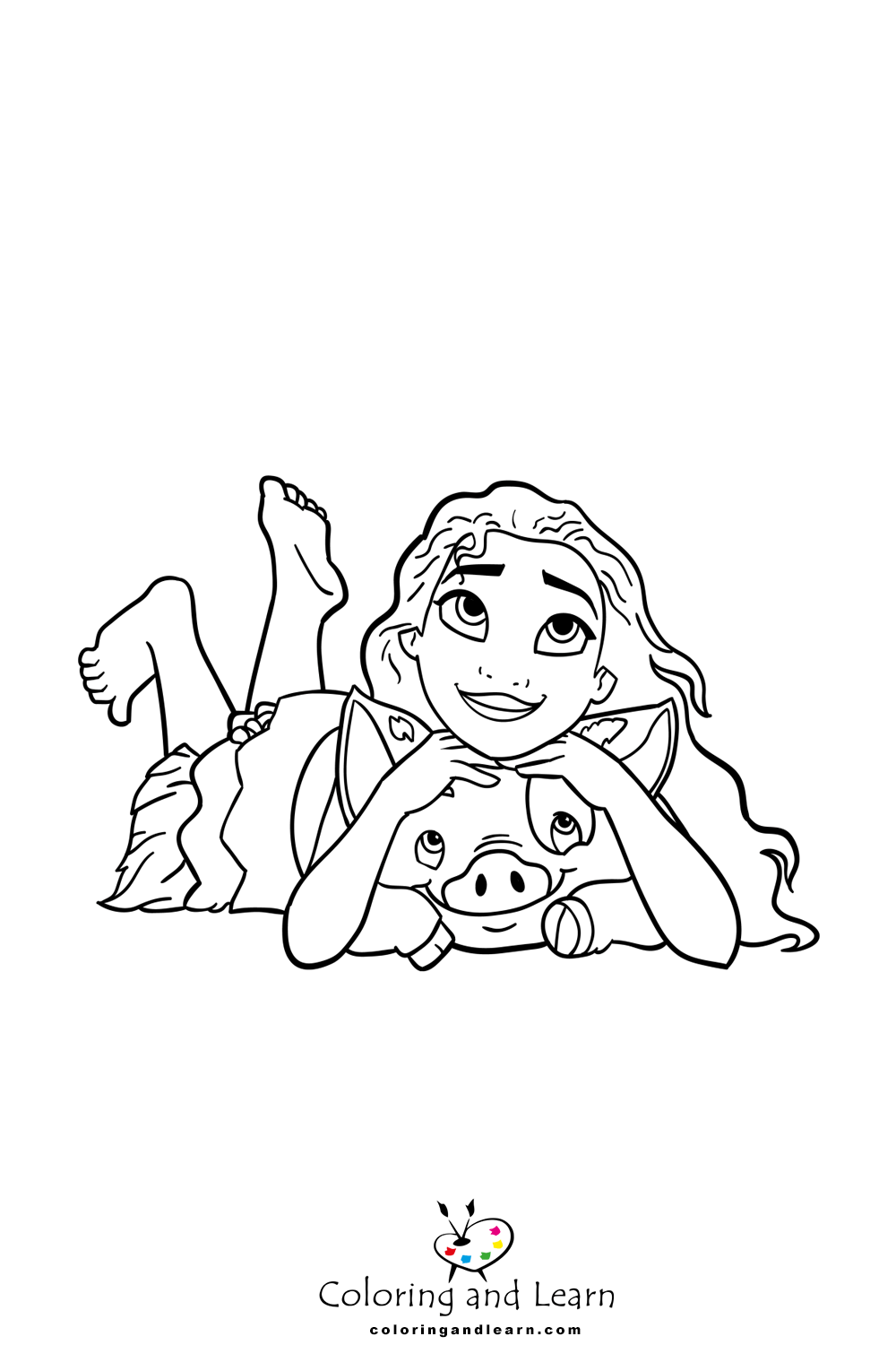 Moana coloring pages