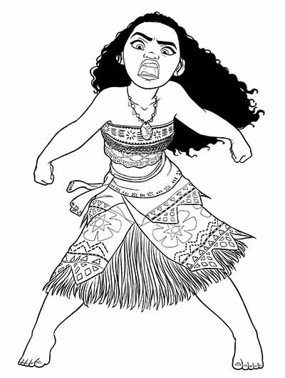 Updated moana coloring pagesmaui coloring pages too