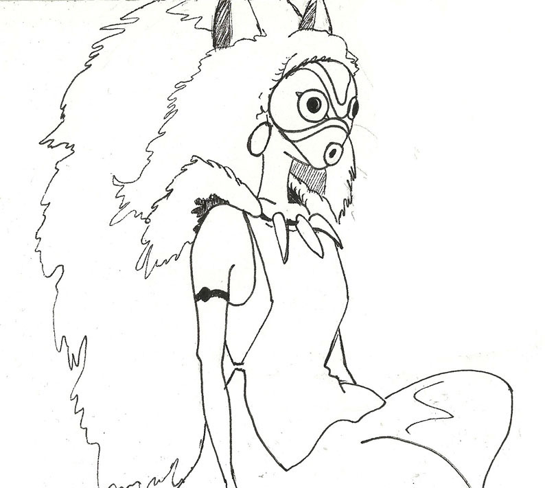 Princess mononoke fan art