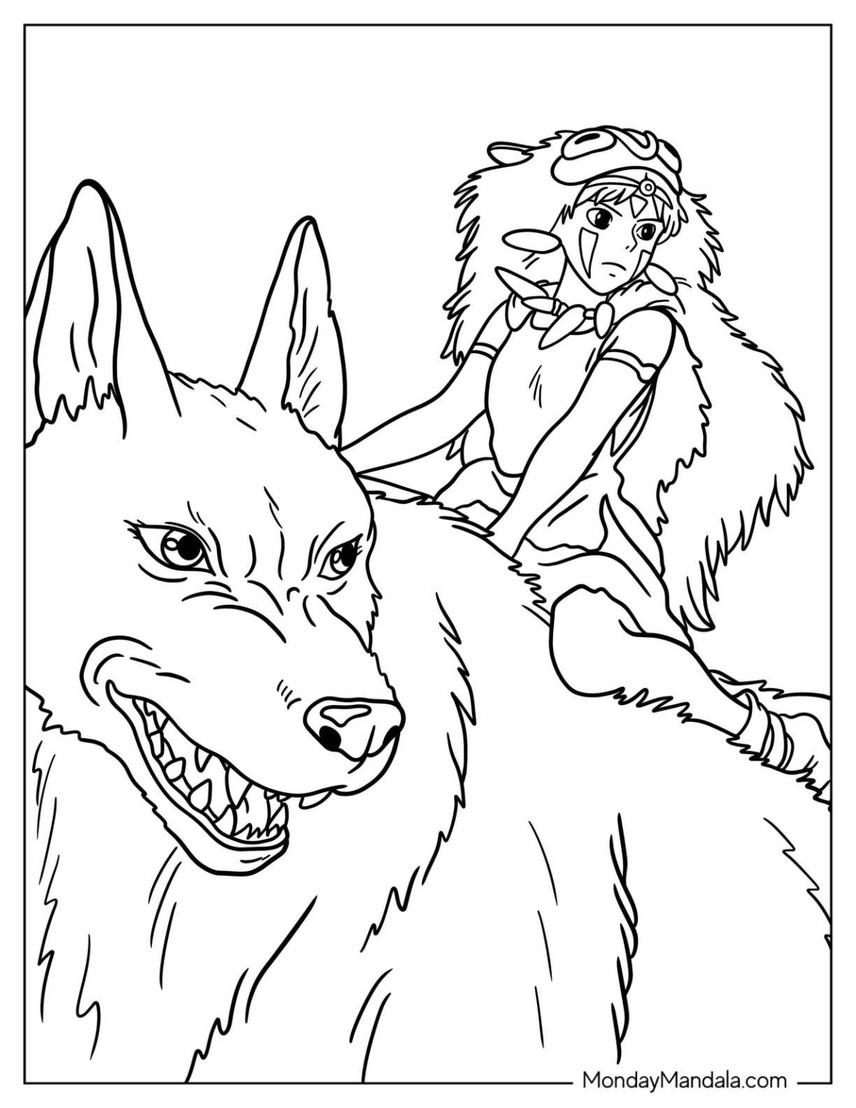 Studio ghibli coloring pages free pdf printables