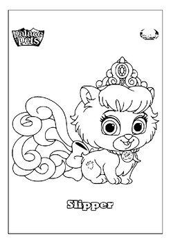 Discover the joy of coloring with the princess palace pets coloring pages pdf