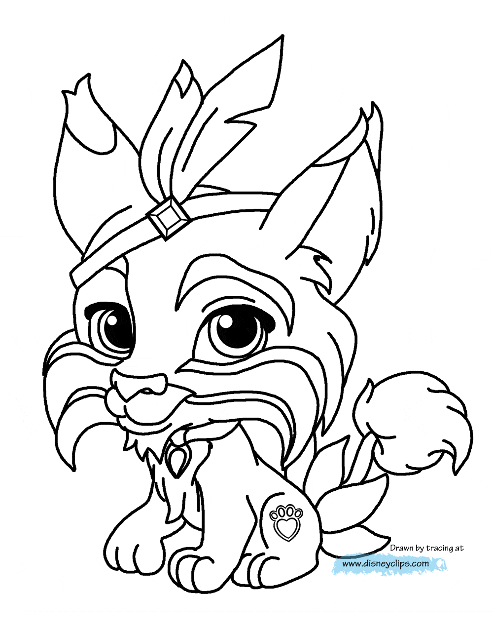 Palace pets coloring pages