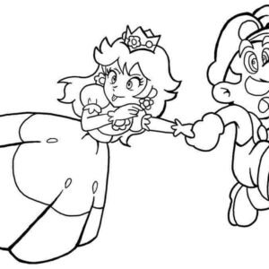 Princess daisy coloring pages printable for free download