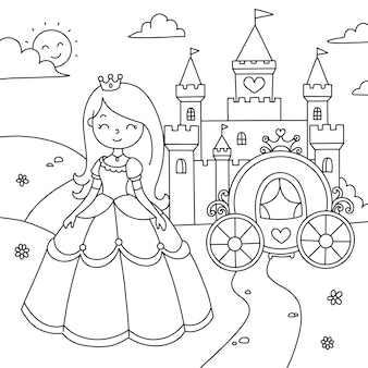 Princess coloring pages images