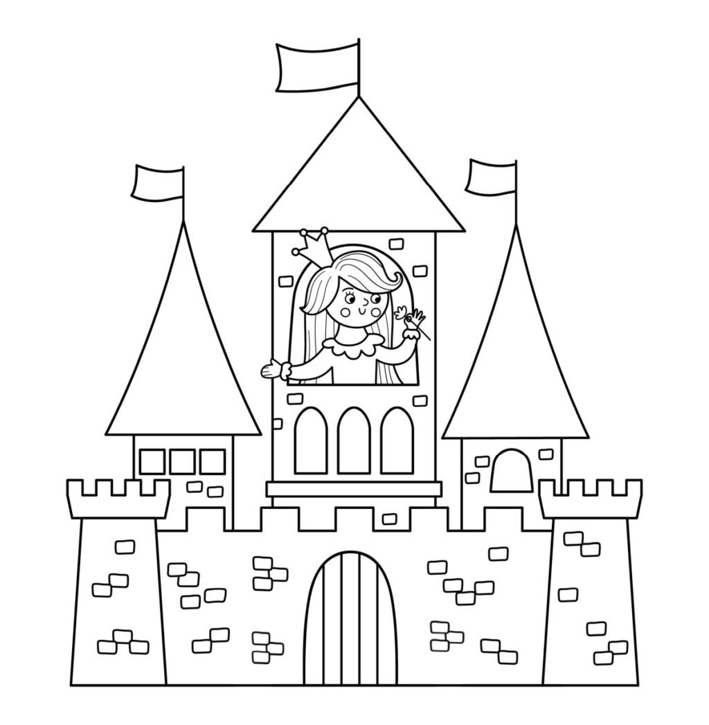 Princess coloring page