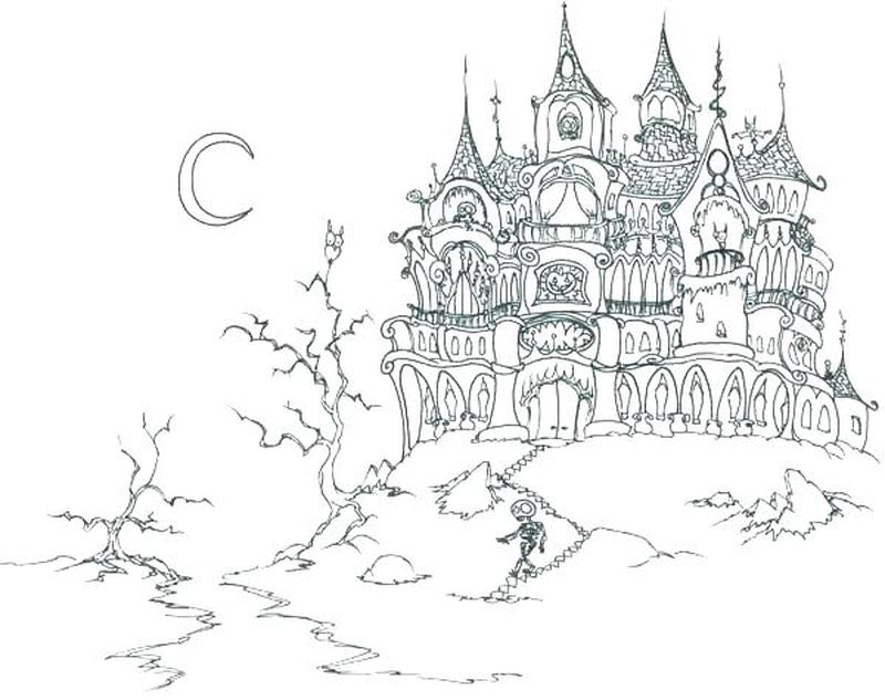 Very cool castle coloring pages pdf