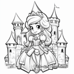 Princess peach coloring pages