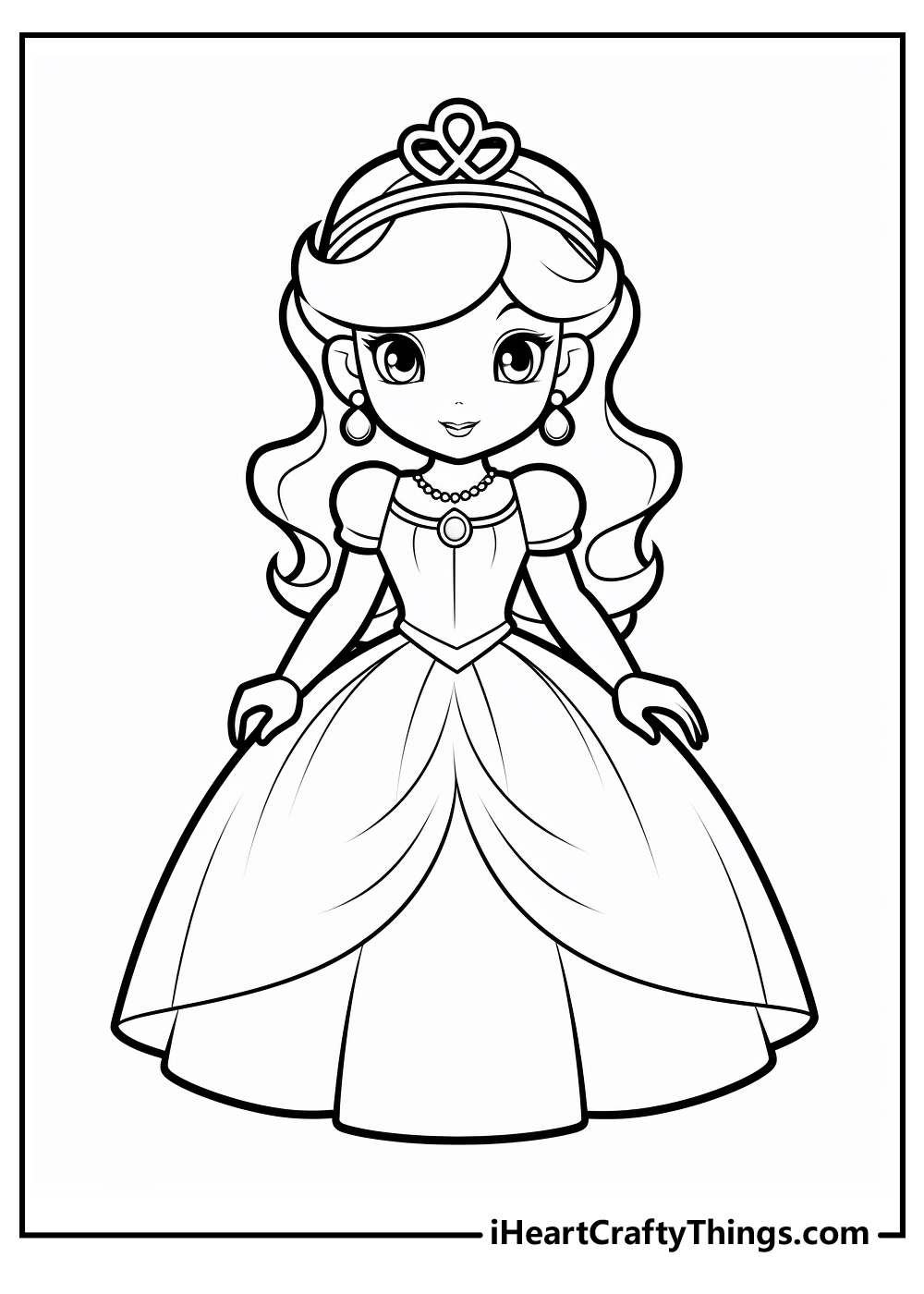 Princess peach coloring pages free printables