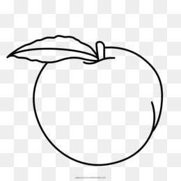 Peach black and white png