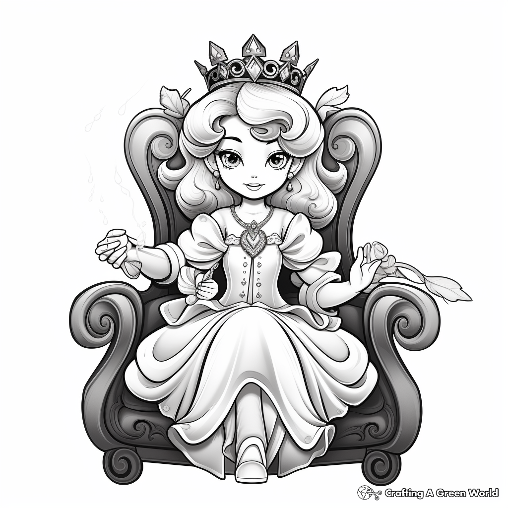 Princess peach coloring pages