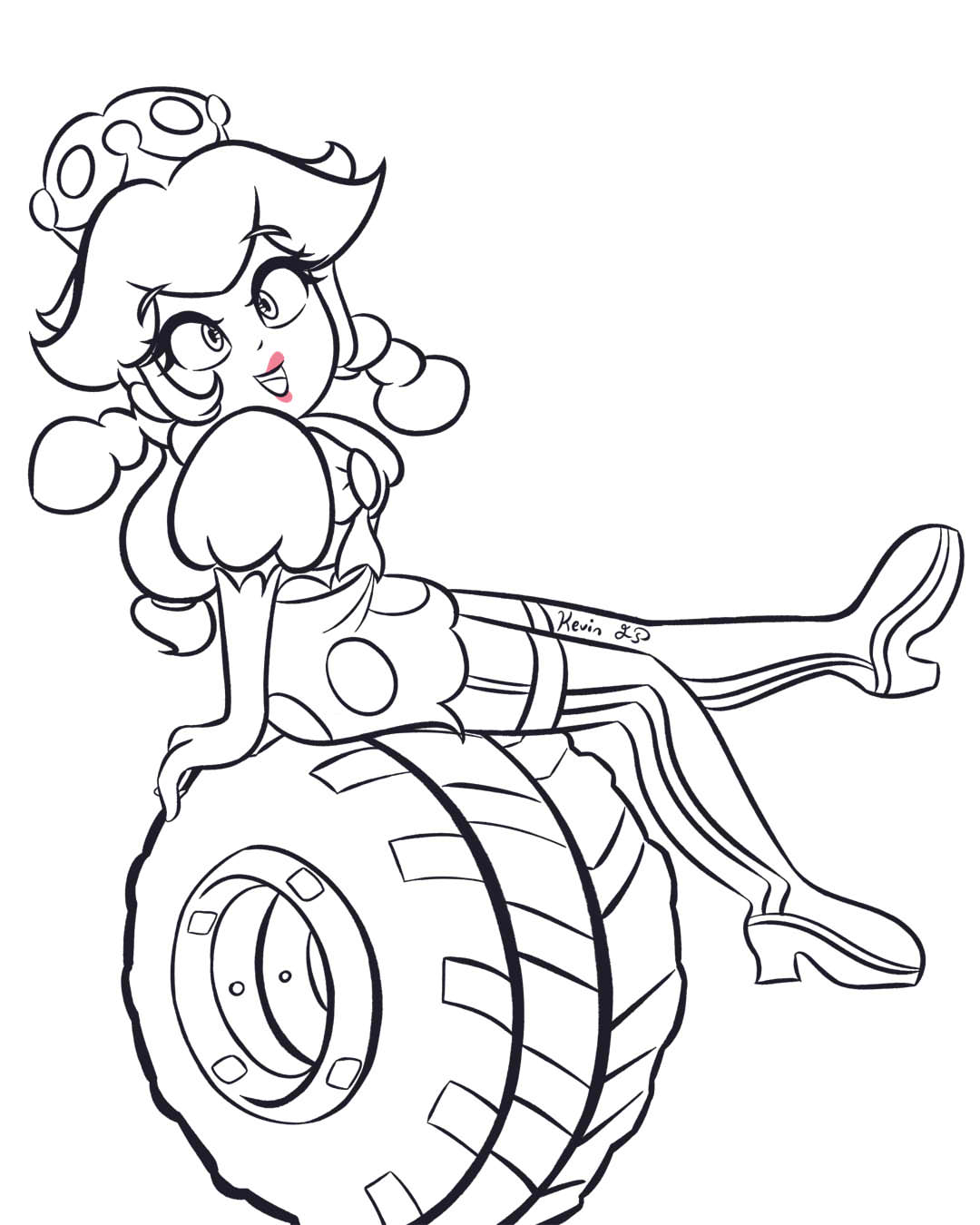 Kevinjp on x biker peachette wip ðð