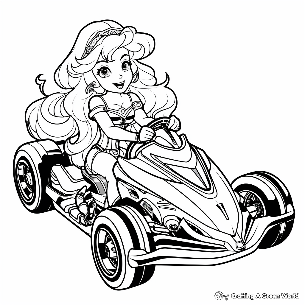 Princess peach coloring pages