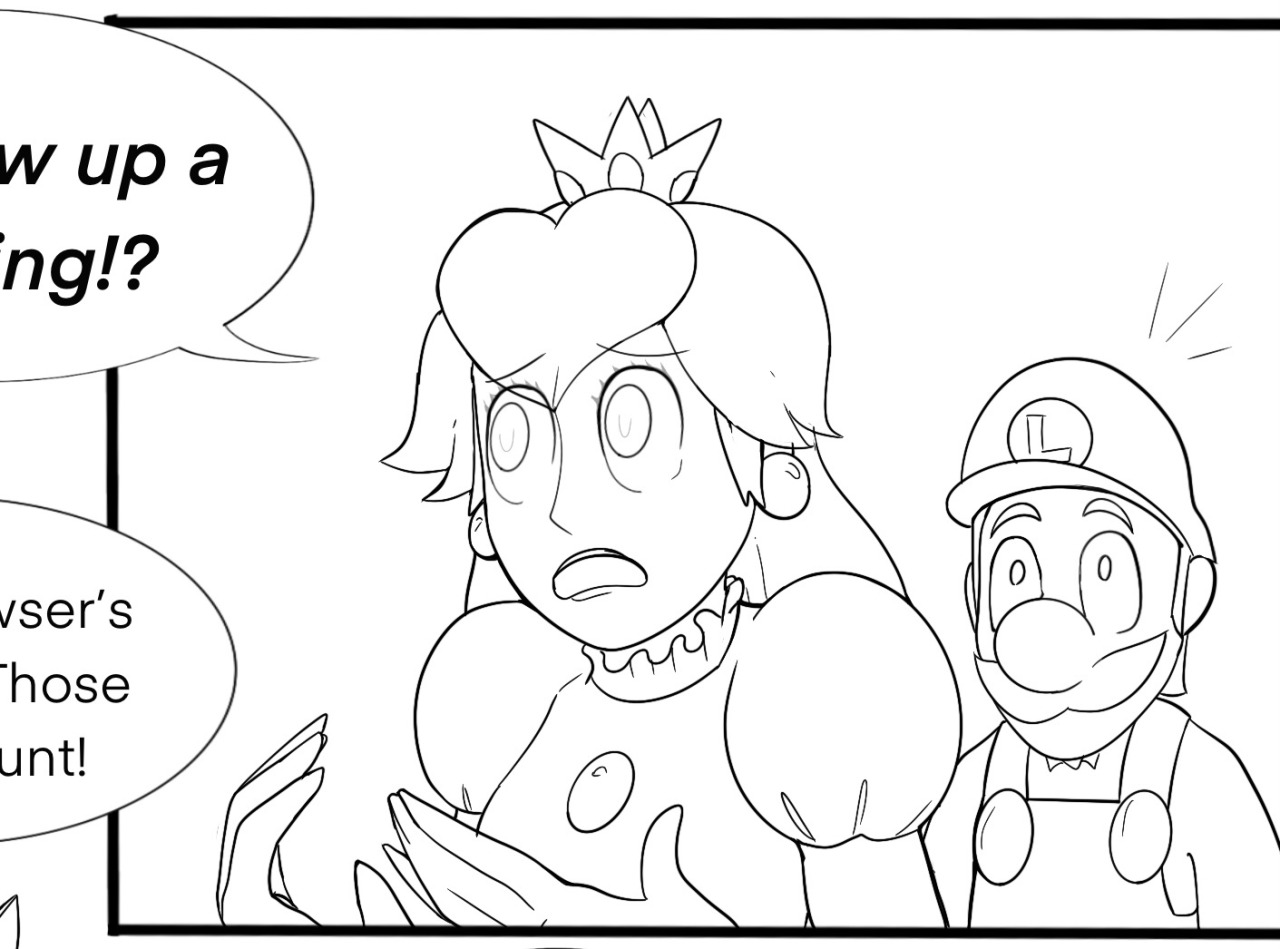 Â is this your first time drawing princess peach i