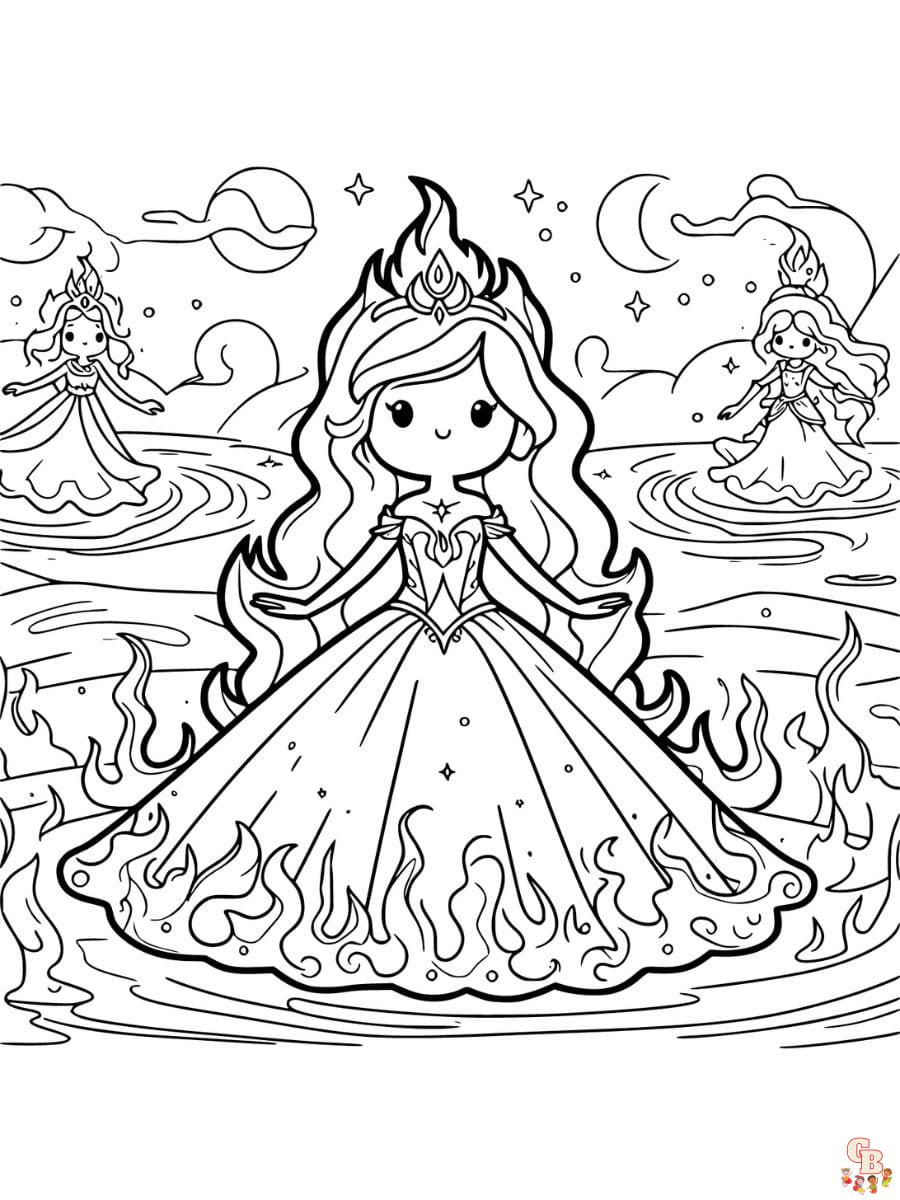 Princess coloring pages