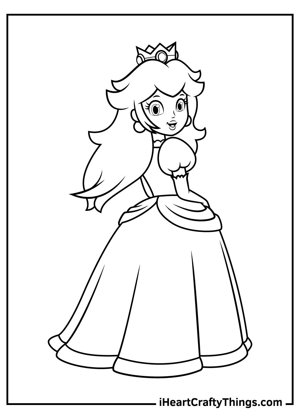 Princess peach coloring pages super mario coloring pages coloring pages princess peach