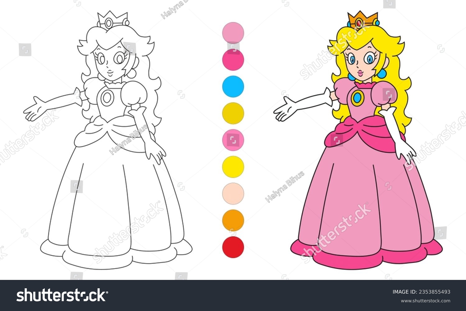 Princess peach images stock photos d objects vectors