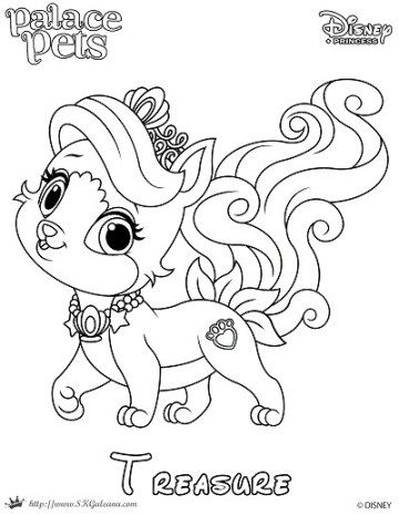 Disneys princess palace pets free coloring pages and printables disney princess pets palace pets princess palace pets