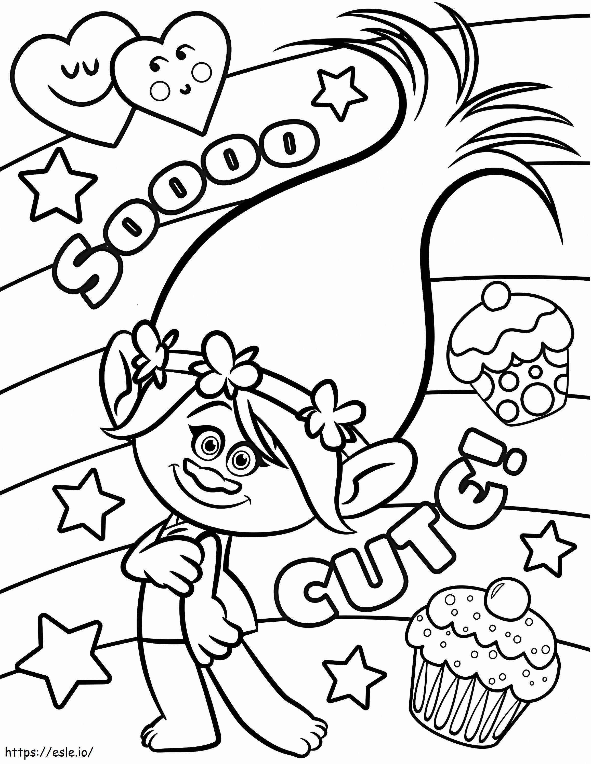 Princess poppy best of trolls movie of princess poppy coloring page