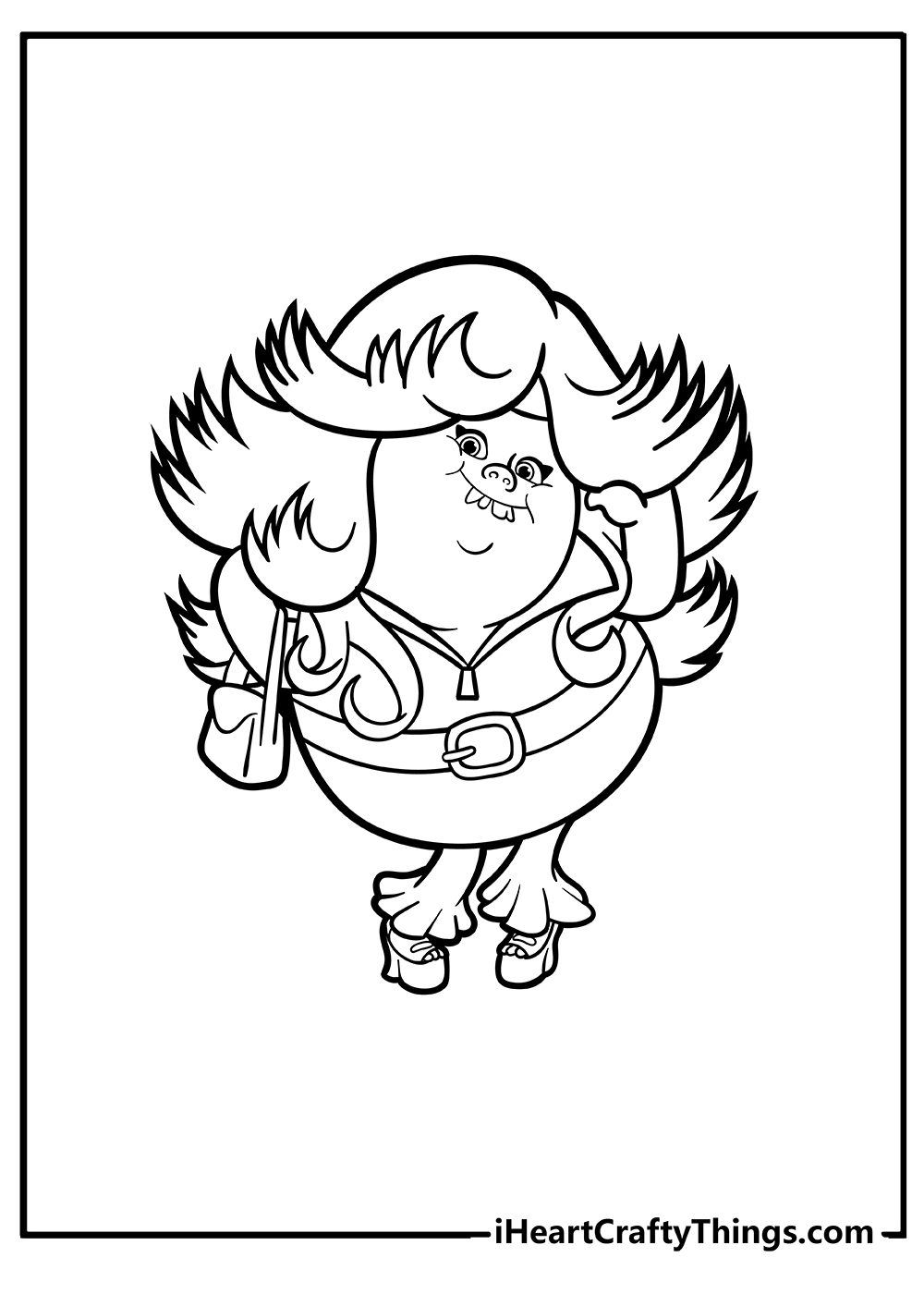 Troll coloring pages free printables