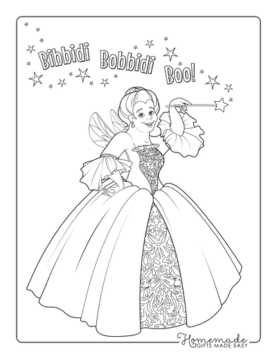 Free princess coloring pages for kids