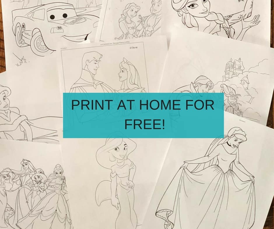 Disney princess coloring pages print disney coloring pages free