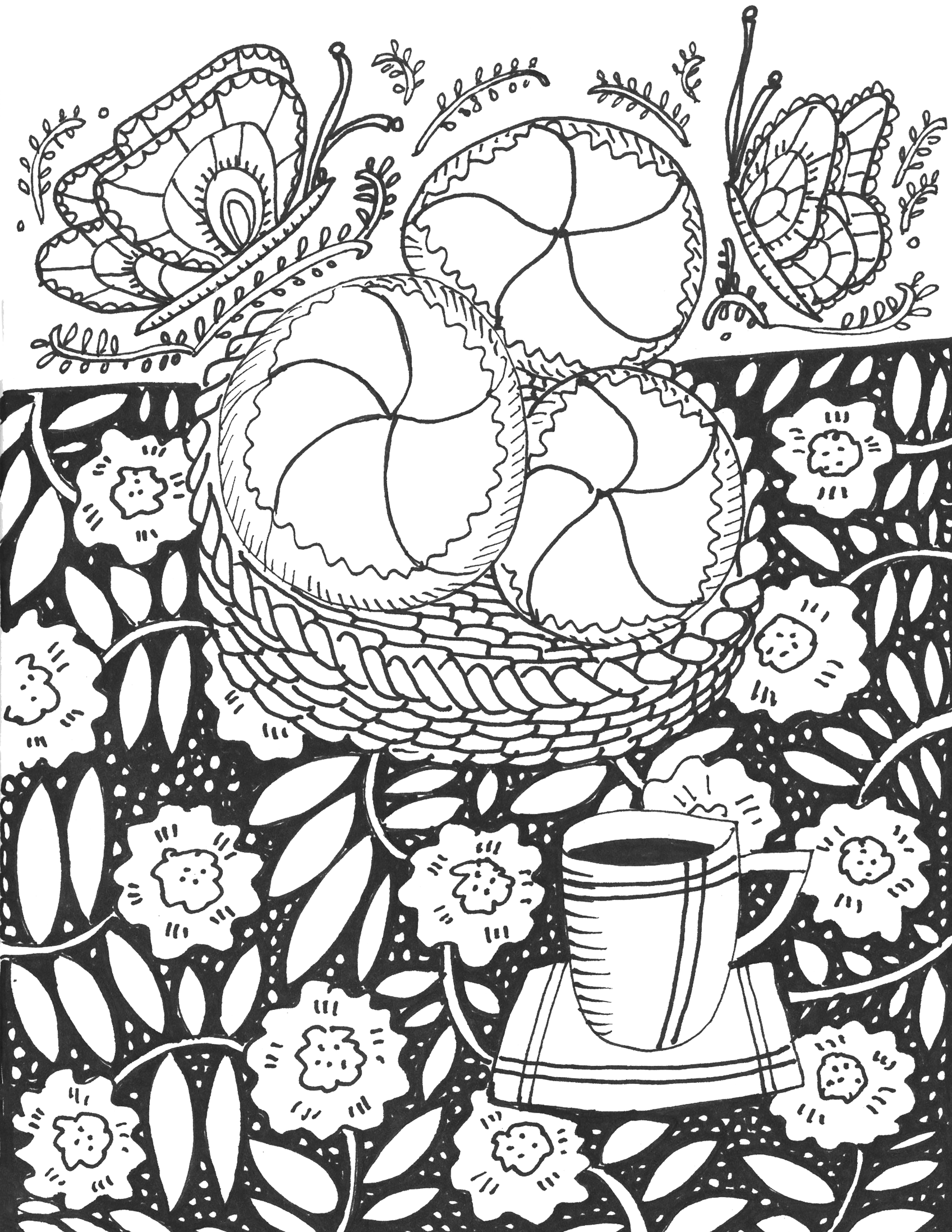 Coloring pages julie paschkis