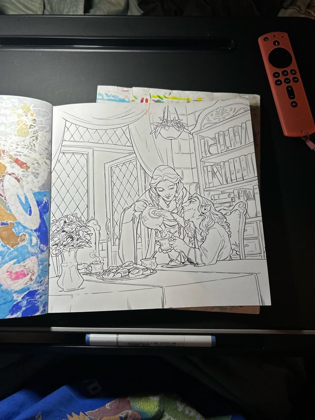 No spoilers vox machina coloring book