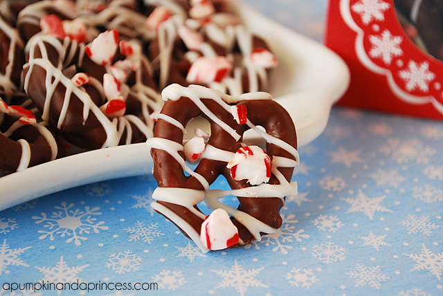 Peppermint bark pretzels recipe