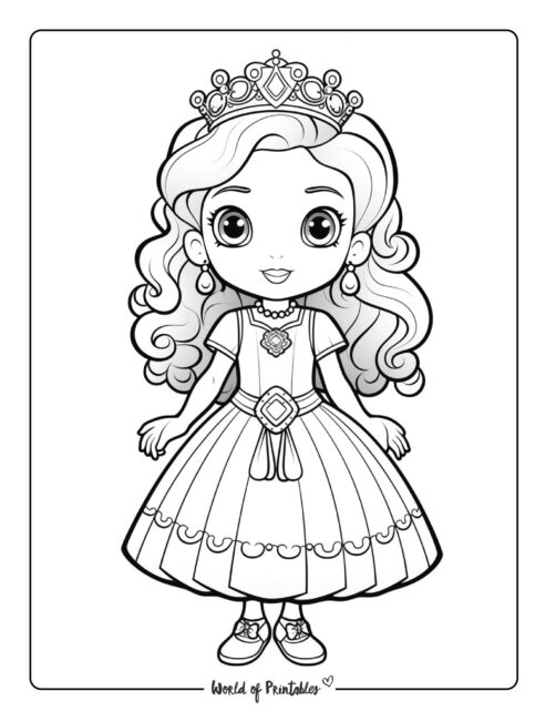 Best princess coloring pages