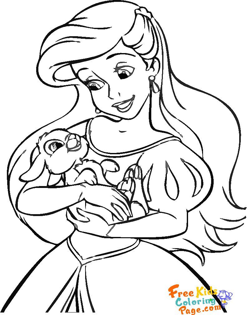 Printable coloring page on