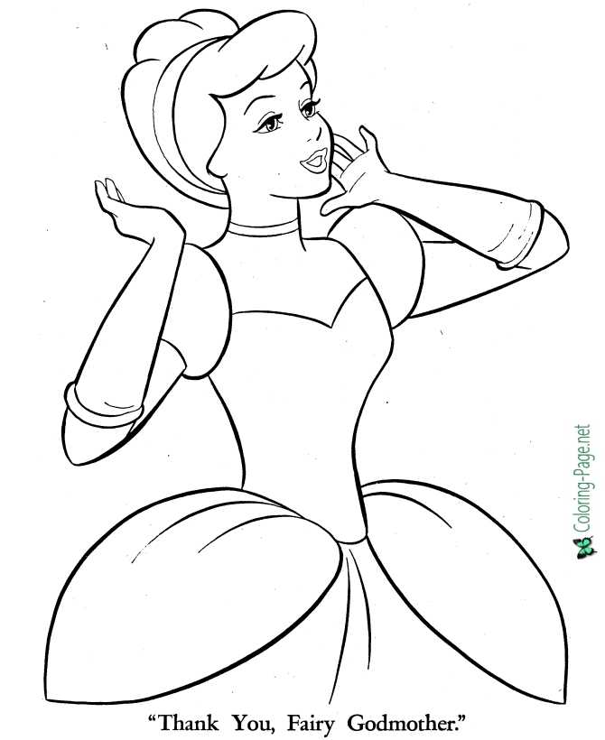 Princess coloring pages