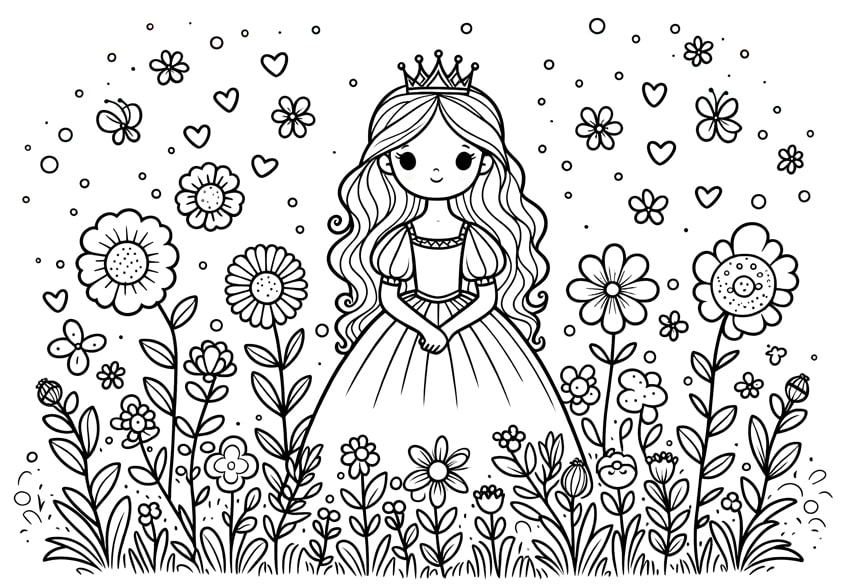 Princess coloring pages