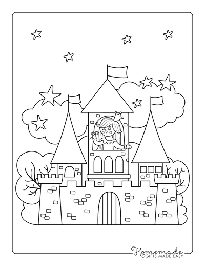 Free princess coloring pages for kids