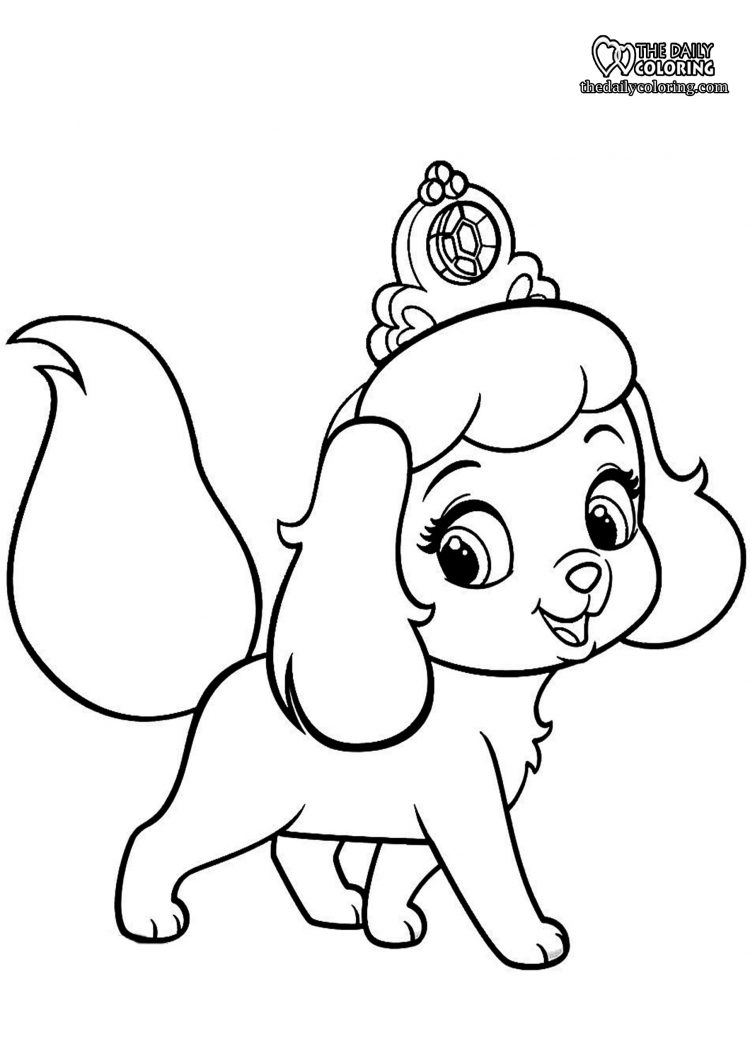 Puppy coloring pages rfreecoloringpages