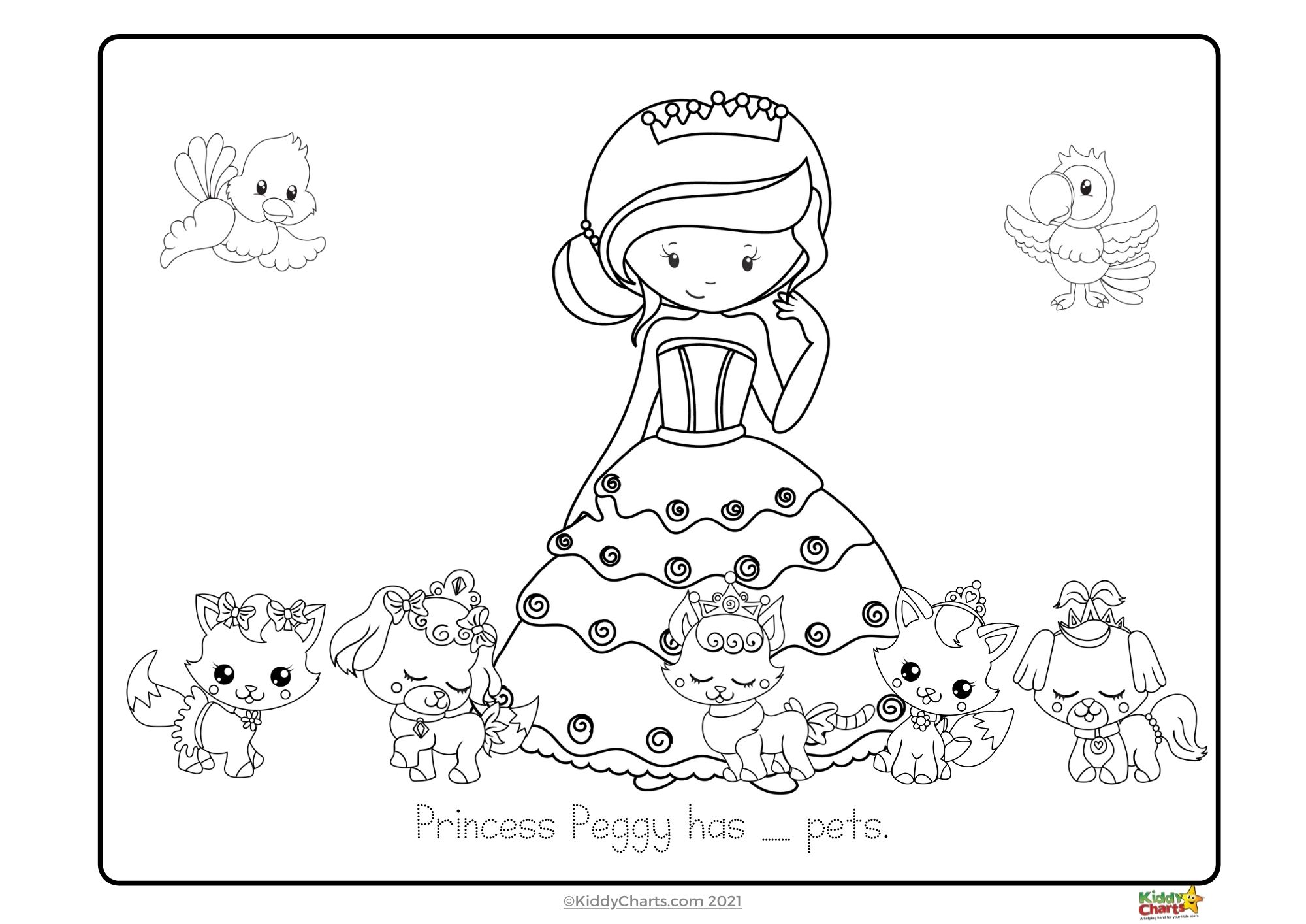 Princess coloring pages