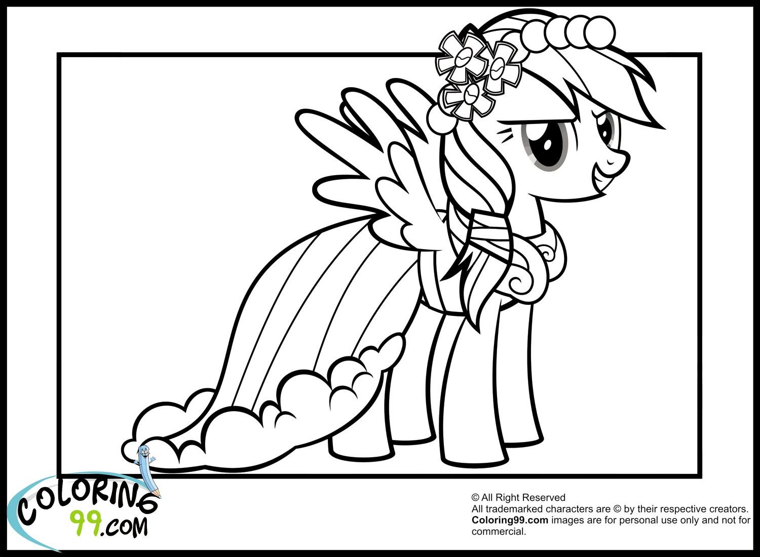 Princess rainbow dash coloring pages â from the thousands of pictures on the internet in â cartoon coloring pages princess coloring pages mermaid coloring pages