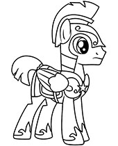 Rainbow dash coloring page my little pony