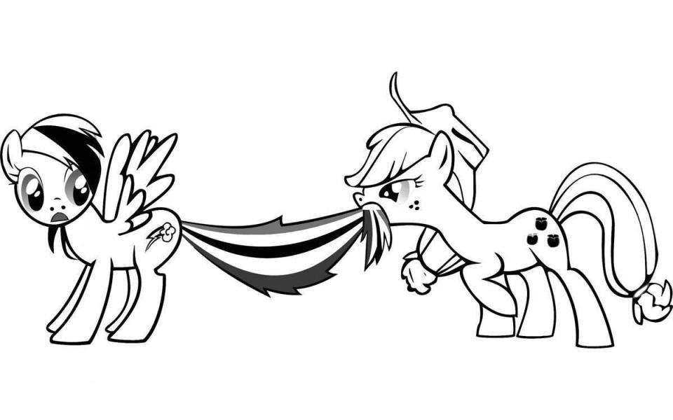 Free printable my little pony coloring pages for kids