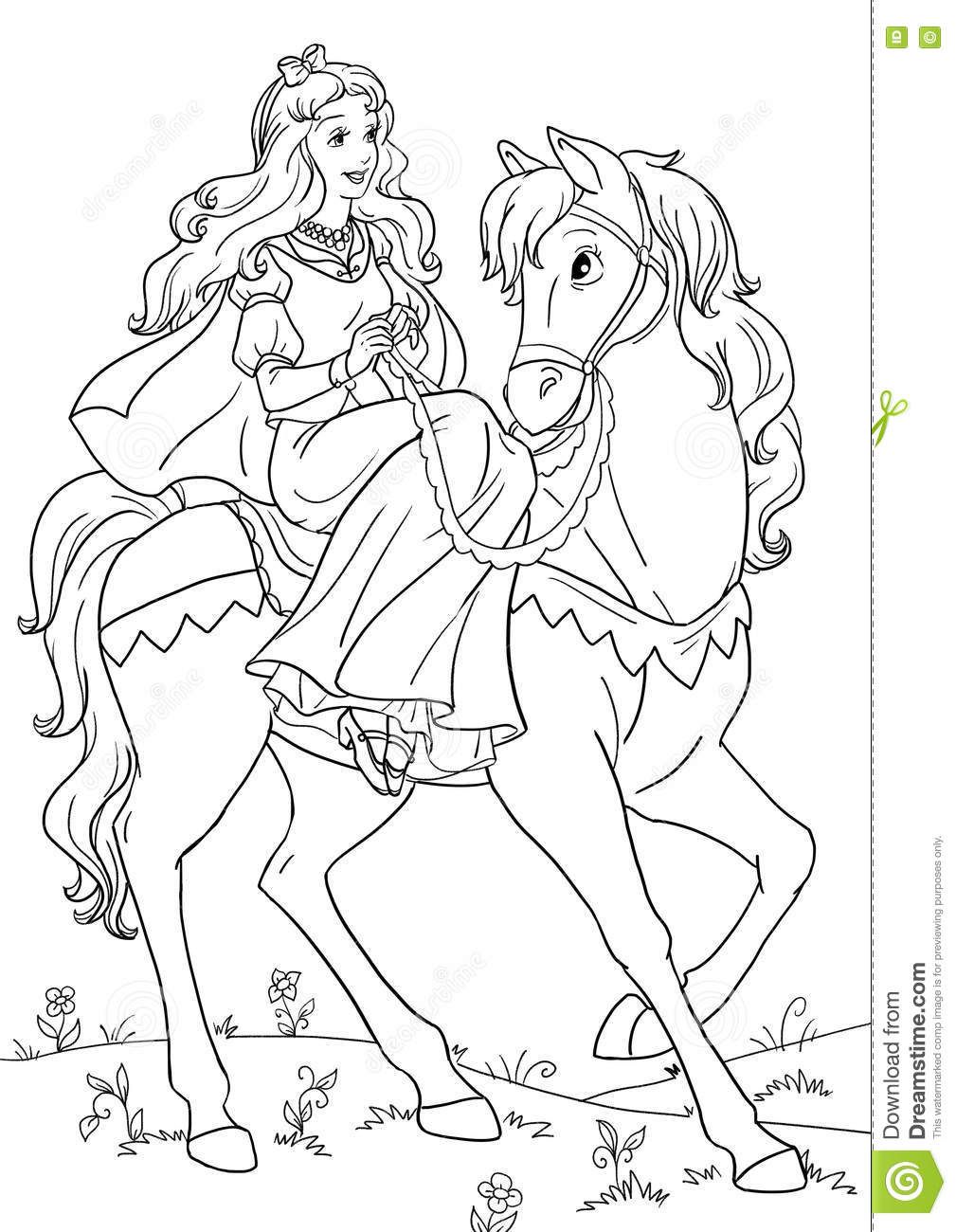 Horsed princess horse coloring pages unicorn coloring pages horse coloring