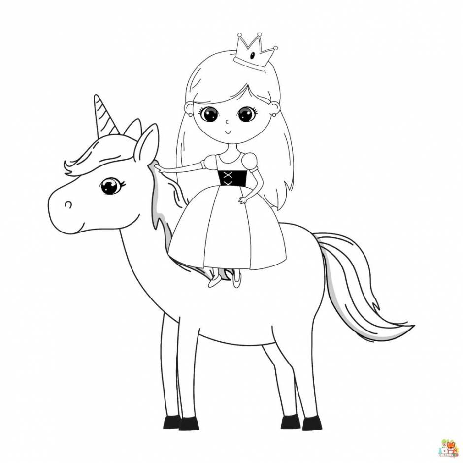 Princess coloring pages for hours of entertainment