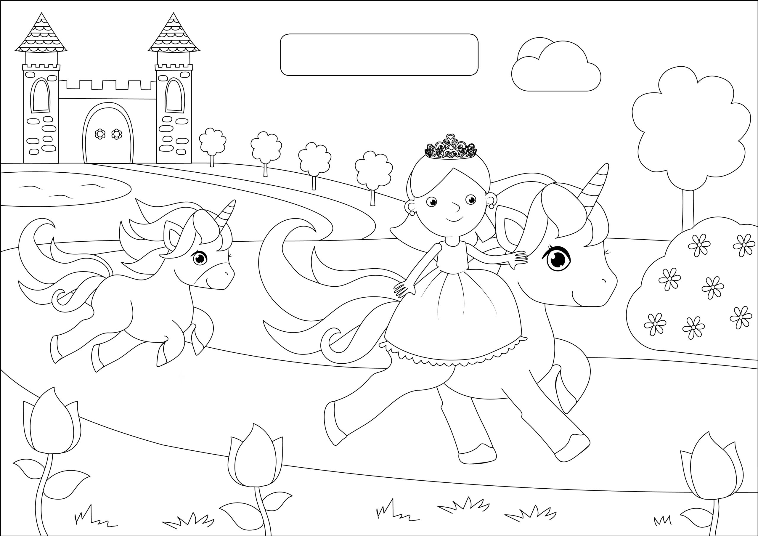 Unicorn coloring pad â igloo books